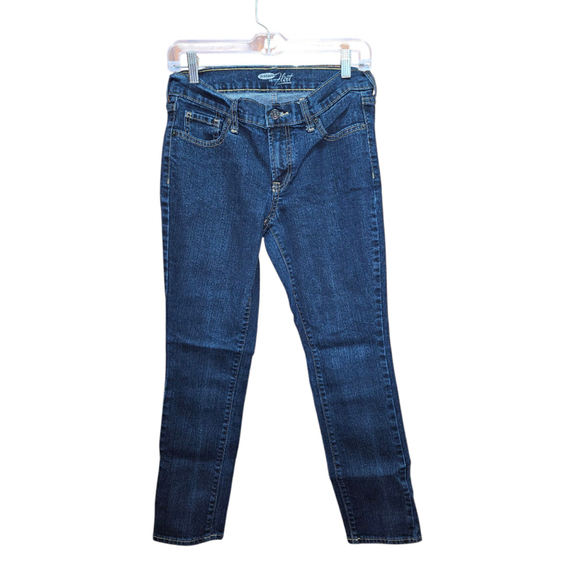 Old Navy Flirt Blue Denim Jeans Women's Size 8 Short - Picture 4 of 9
